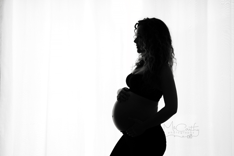 back lit maternity photos