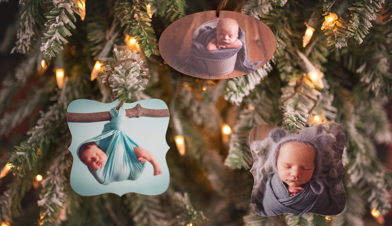 custom photo ornaments