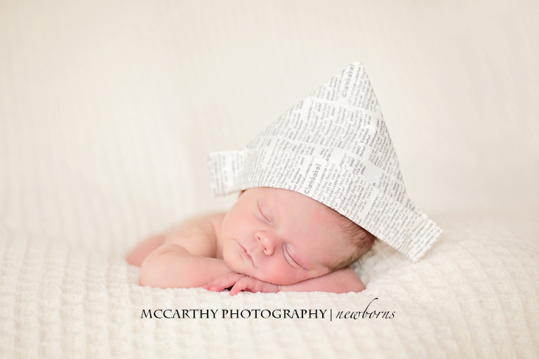 newborn at first photography appointment