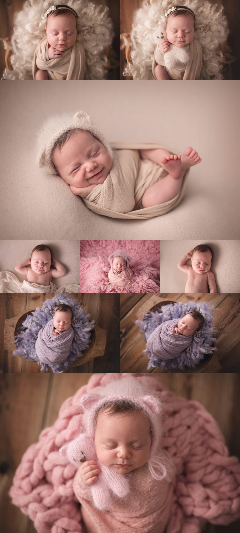 newborn baby posed in London ontario at McCarthy Photography